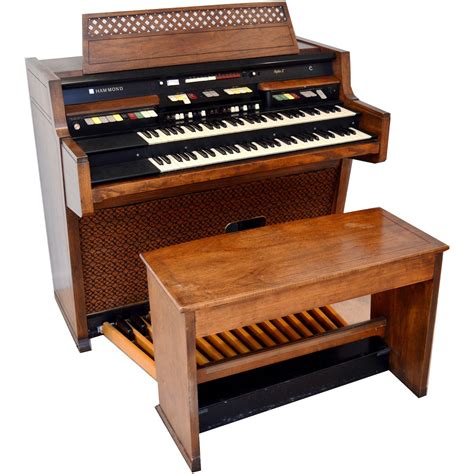 Accessioned with model A-20 tone cabinet and bench. . Hammond organ bench